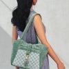 Green Velvet purse