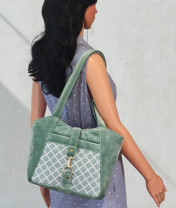 Green Velvet purse