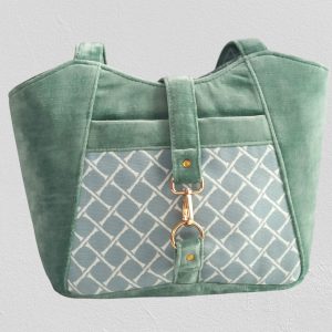 Green Velvet purse