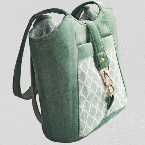 Green Velvet purse