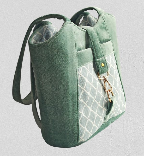 Green Velvet purse